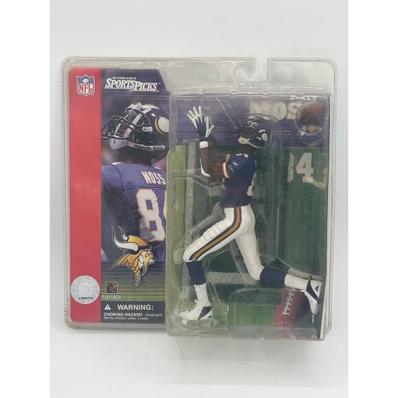 Randy Moss Minnesota Vikings McFarland sports pick action figure - Picture 1 of 5